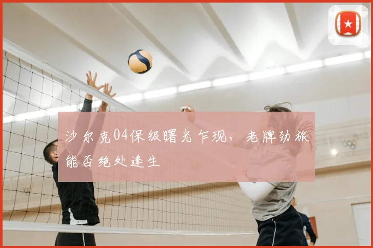 沙尔克04保级曙光乍现，老牌劲旅能否绝处逢生